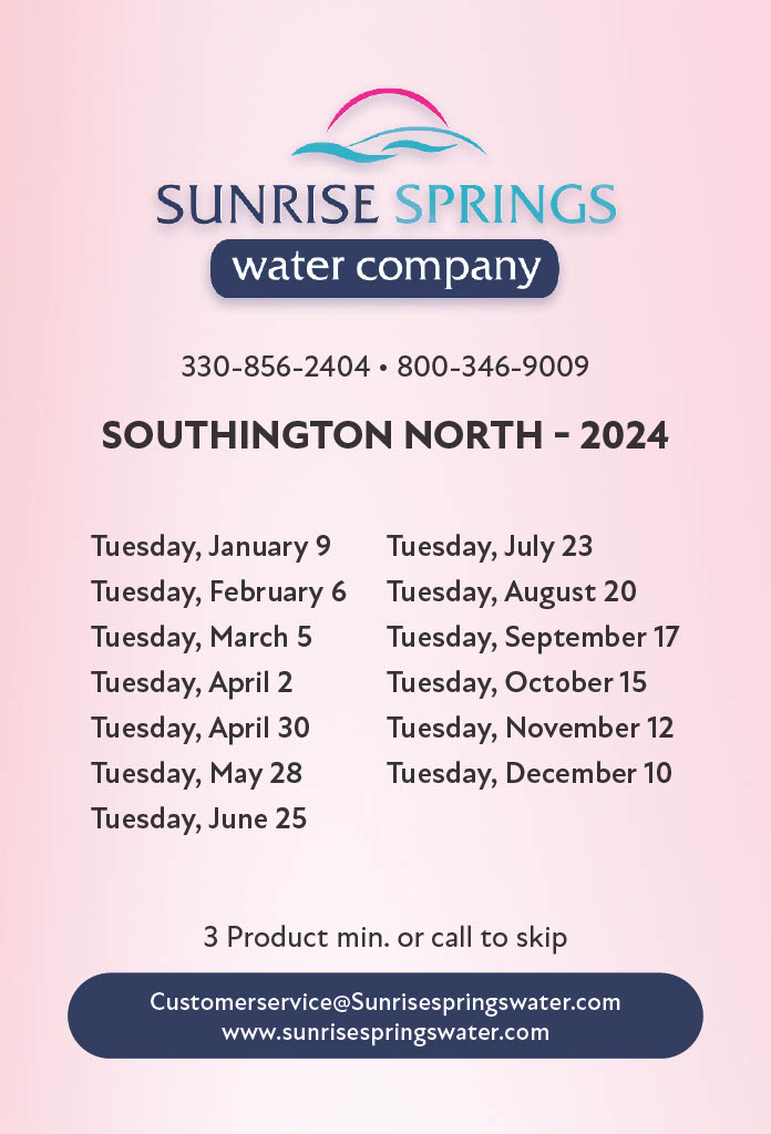 Southington North 2024 Sunrise Springs Water Company   Southington N 2024 